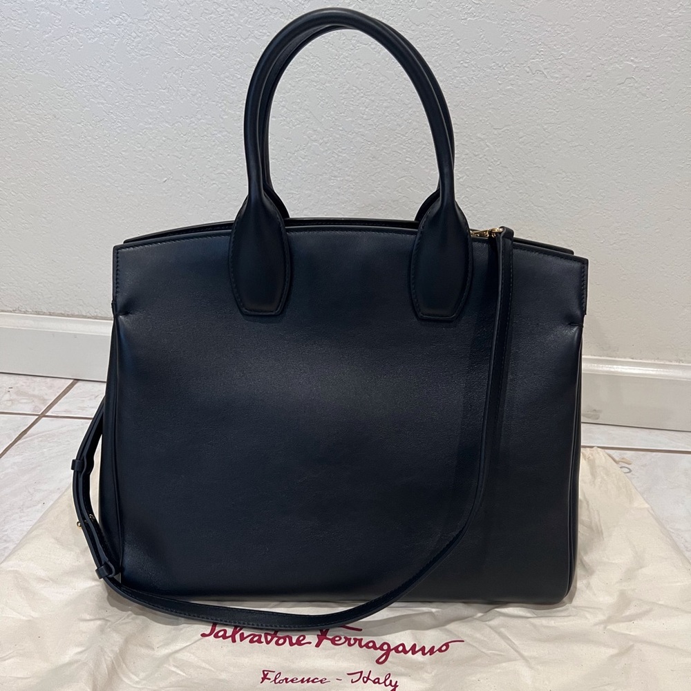 Salvatore Ferragamo Rhapsody Top Handle Bag Purse - Picture 9 of 16